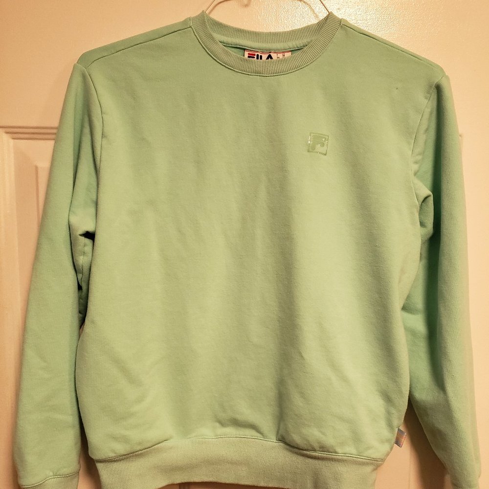 FILA CREW NECK PULLOVER SWEATSHIRT with POCKETS - NO HOOD - WOMENS XS - RN 91175